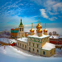 Церковь для венчания в нижнем Новгороде