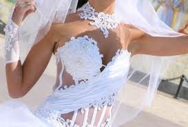 Свадебное платье ввзывающее